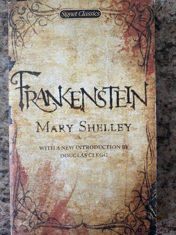 Book cover for Frankenstein